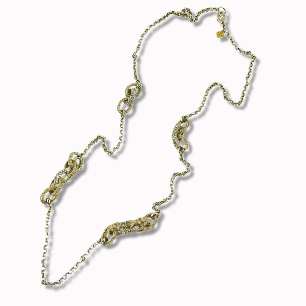 Banana Republic Pave Link Layering Necklace